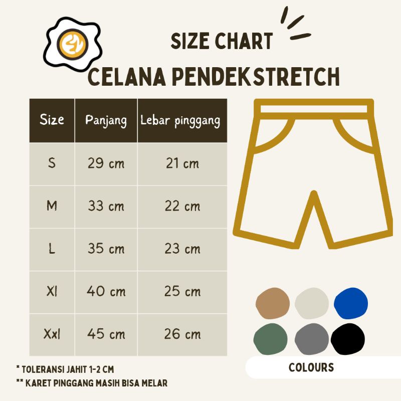 Ezra Kids Celana Cargo Pendek Anak Laki Laki 1- 9 Tahun Stretch