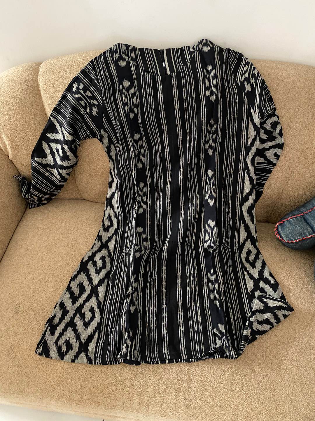 Batik Tunik Tenun New Motif #2 Modern Fashion Wanita Masa Kini Batik Solo