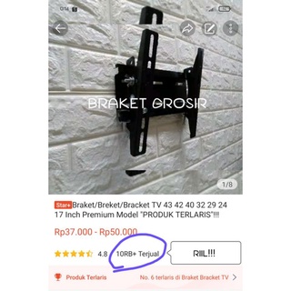 Braket/Breket/Bracket TV 43 42 40 32 29 24 17 Inch Premium Model ”PRODUK TERLARIS”!!!