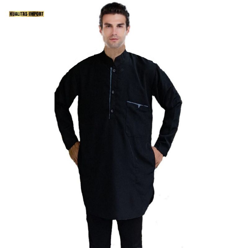 AL AHKOF Baju koko gamis pakistan baju kurta dewasa terlaris ukuran M L XL XXL.baju koko katun