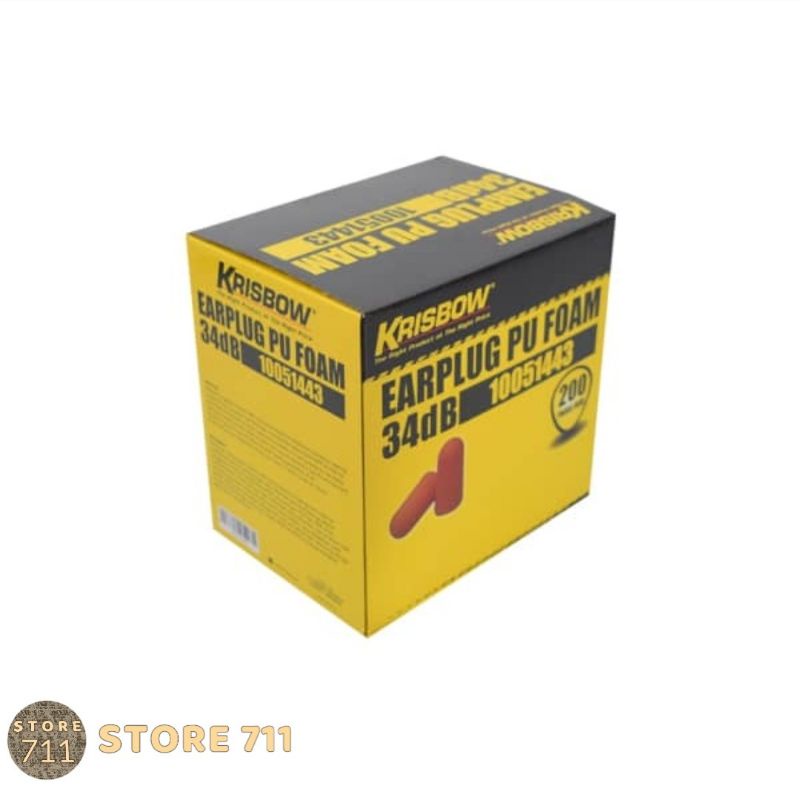 Krisbow Set Earplug Busa Polyurethane 200 Psg