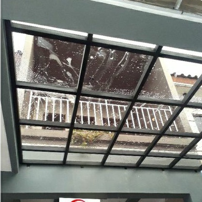 kanopi besi atap solar plat