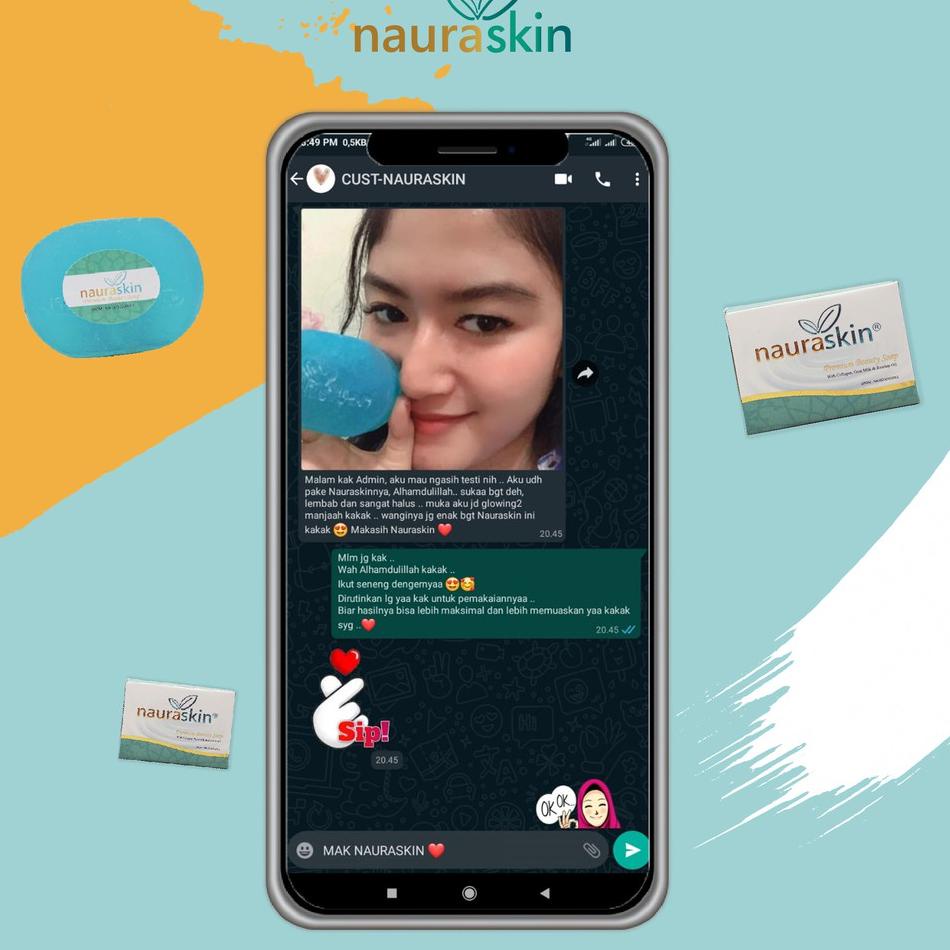 [H9I➷] Nauraskin Premium Beauty Soap ORIGINAL | BISA COD ➹ (Terupdate)
