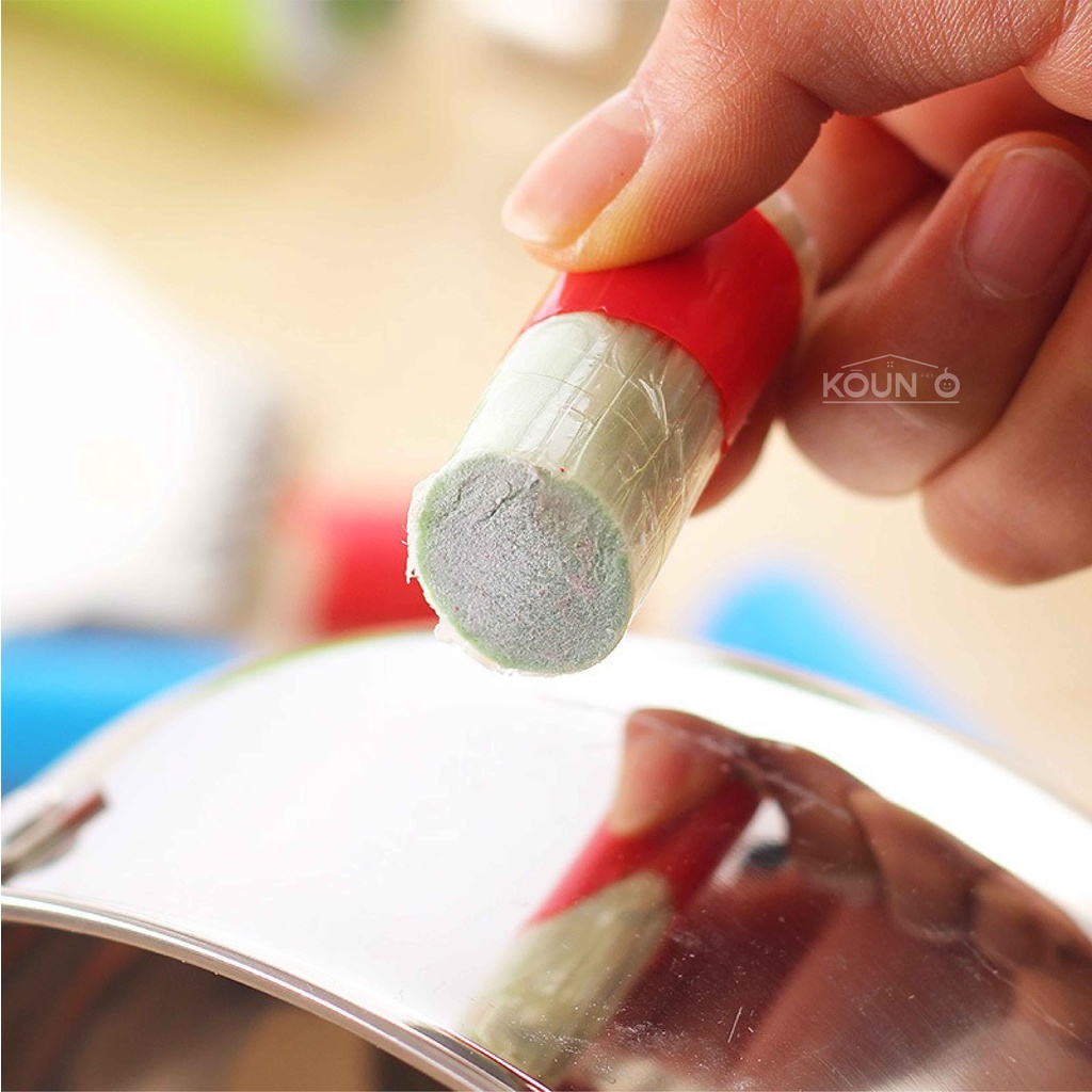 Alat Pembersih Karat Kerak Panci Kuali Wajan Peralatan Dapur Bahan Stainless Steel Logam Magic Stick