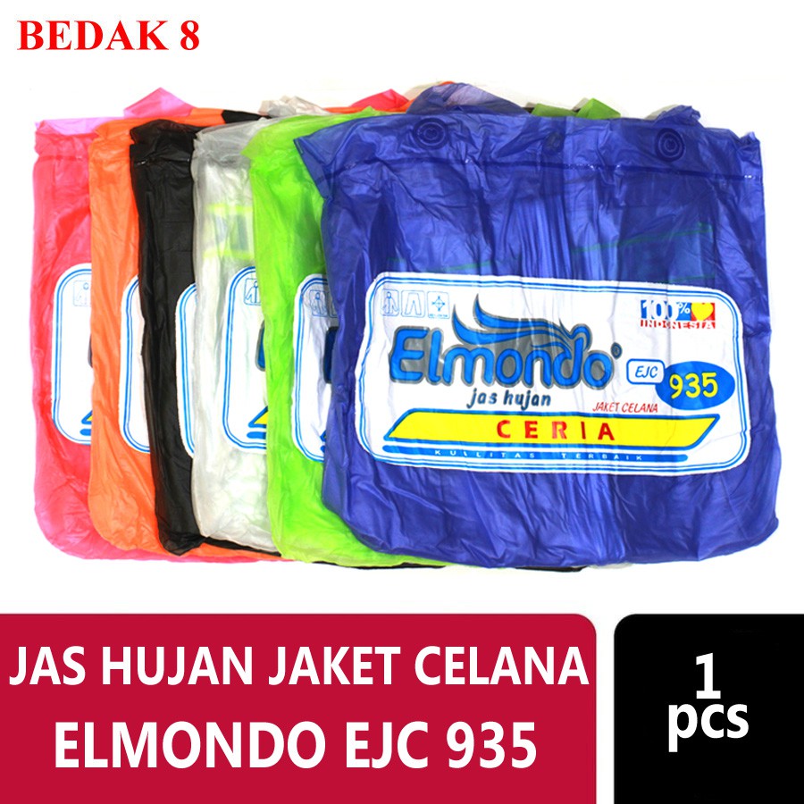 Jas Hujan Elmondo Jaket Celana EJC 935 (TIDAK BISA PILIH WARNA/ RANDOM)