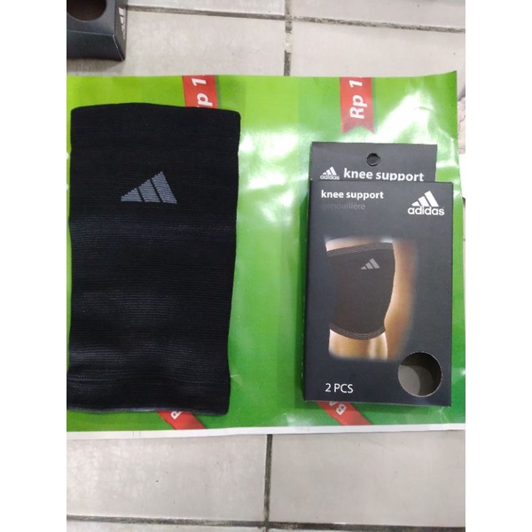 Knee Sleeve Support Adidas Lutut Pendek Deker Lutut Adidas Isi 2 Pcs Sepasang