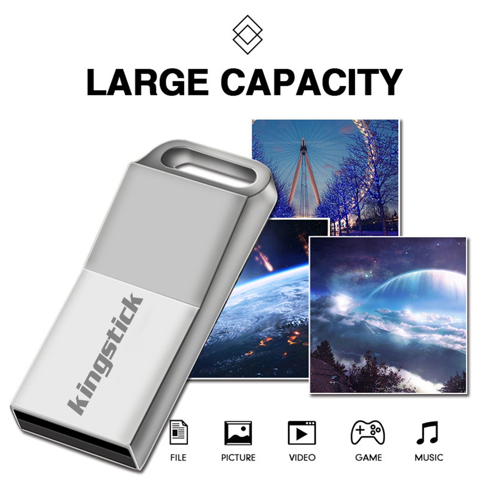 (Huluboy) Kingstick Flashdisk Transmisi Data High Speed 64 / 128 / 256 / 400GB