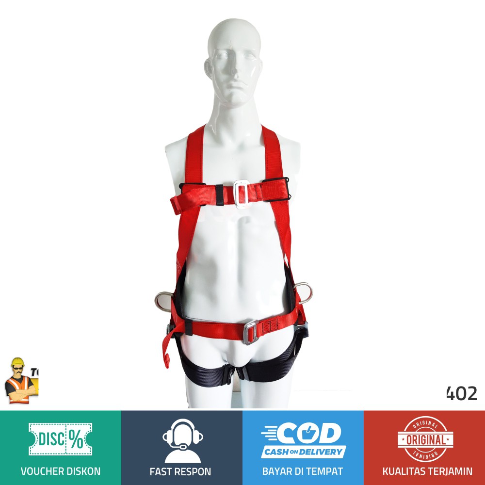 Sabuk Panjat Tebing Tower / FULL BODY HARNESS ASTABIL 30402 - ALAT KESELAMATAN SAFETY BELT