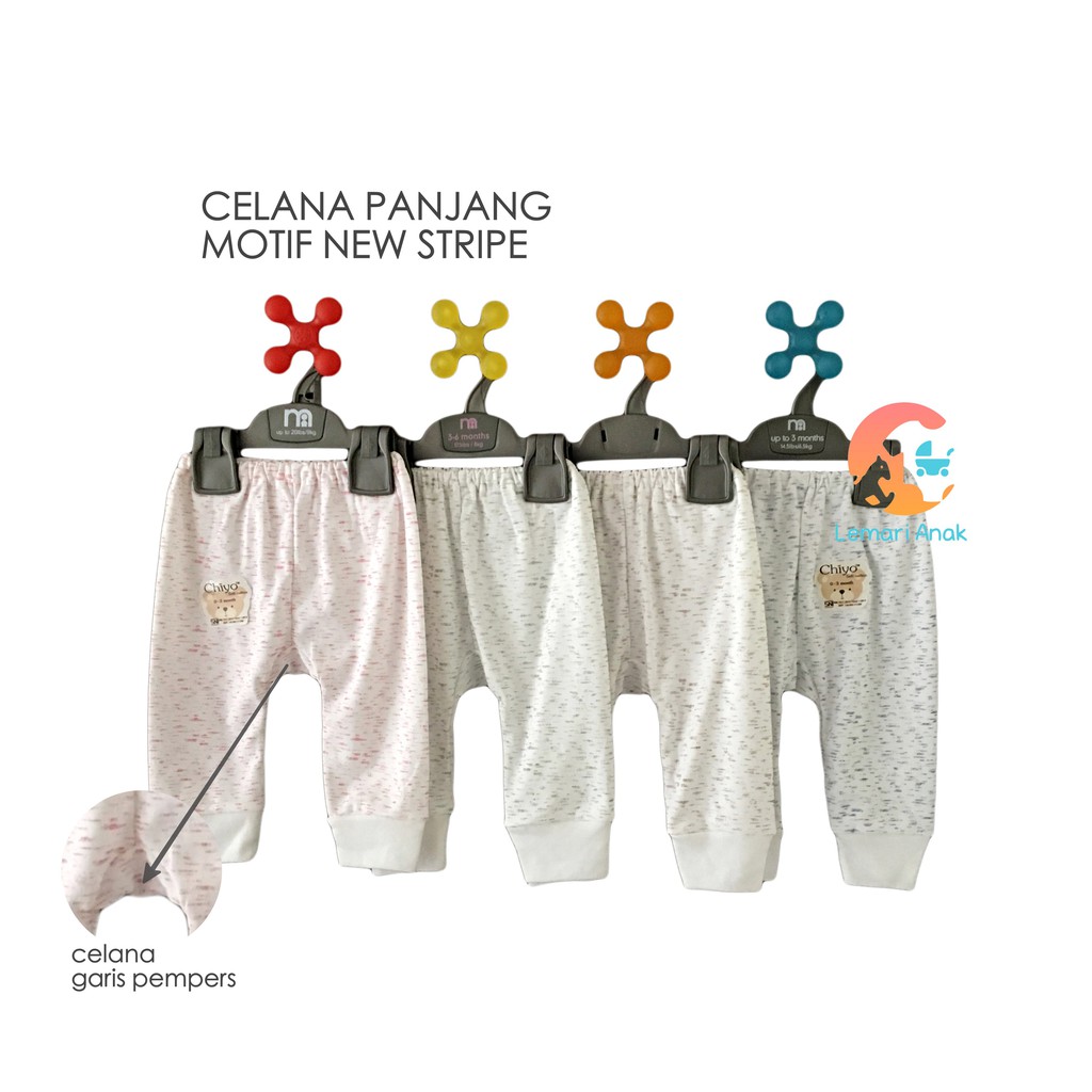 CHIYO Celana  Panjang  Bayi  Motif 0 3  Bulan  Shopee Indonesia