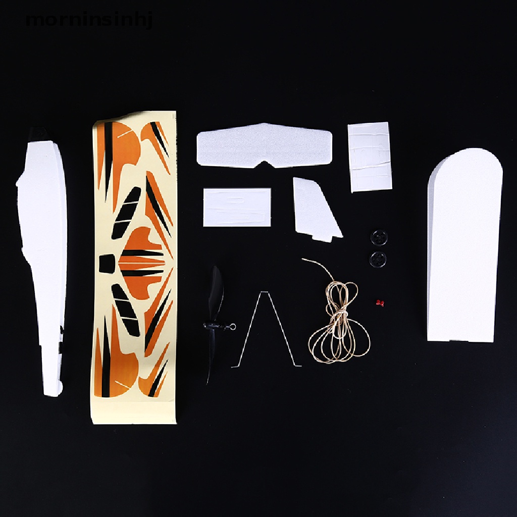 Mornin 1pc Mainan Pesawat Glider Power Body Bahan Karet