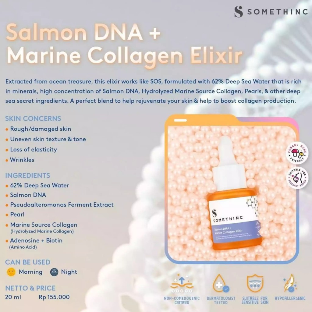 SOMETHINC Salmon DNA + Marine Collagen Elixir - 20ml