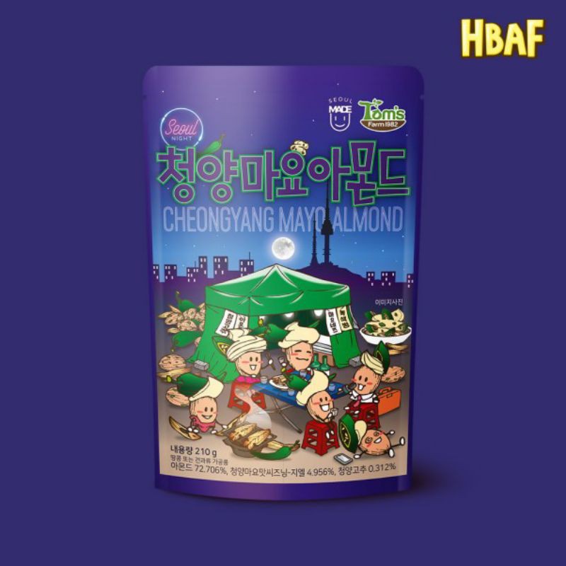 

(PO) NEW ARRIVAL CHEONGYANG MAYO ALMOND 210 GRAM TOM FARM 1982