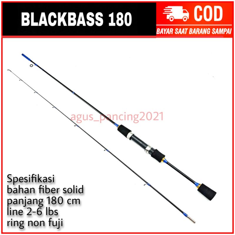 Joran UL Ultralight Ajiro Blackbass 180cm
