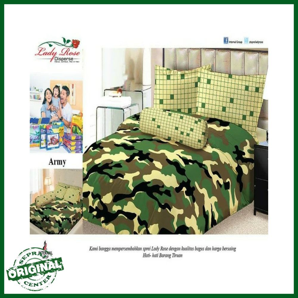 SEPREI LADY ROSE / SPREI LADY ROSE ARMY QUEEN 160 No.2 SEPRAI LORENG KOTAK PETA STRATEGI