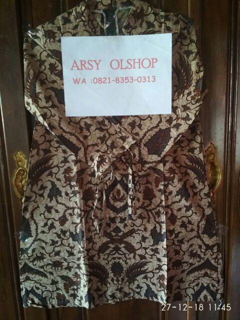 Batik Tunik Sogan Serut Rismaya Apsari Dress // Tunik Sogan Serut