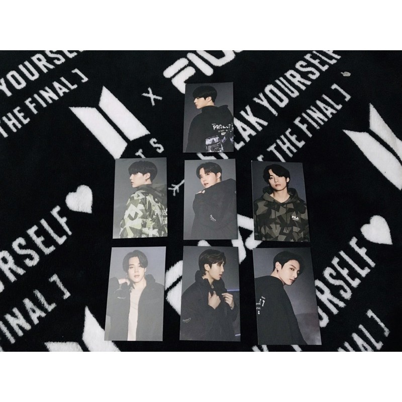 Photocard BTs X Fila Project 7