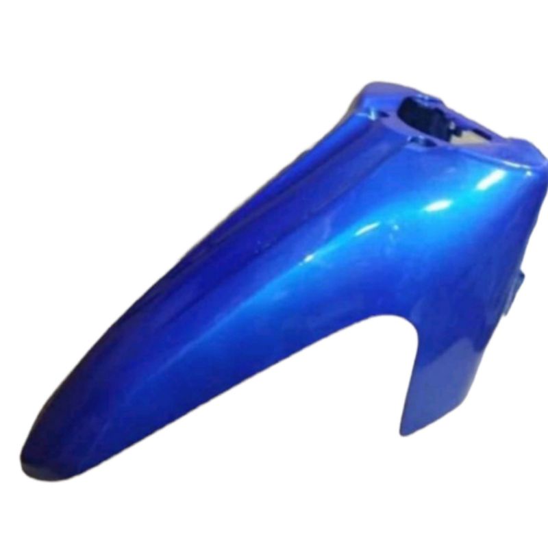 cover body spakbor depan Yamaha Vega ZR biru muda