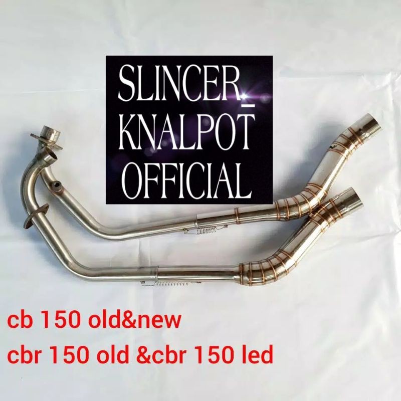 LEHER KNALPOT CBR 150 OLD  DAN CBR 150 NEW