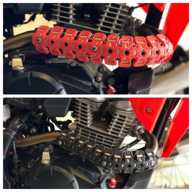Pelindung leher knalpot anti panas klx 150 wr 155 honda crf klc 250 duke