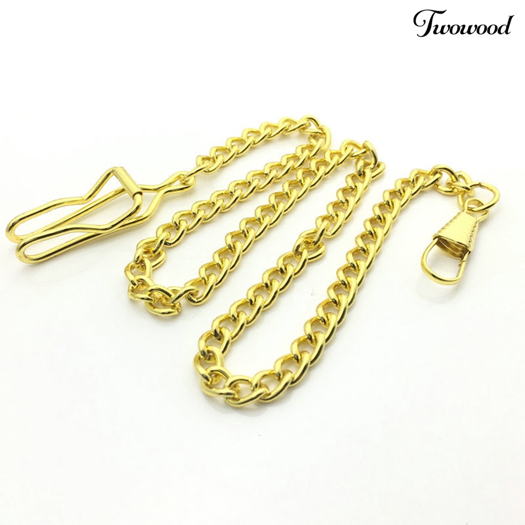 Kalung Rantai Jam Saku Bahan Alloy Gaya Vintage Untuk Unisex