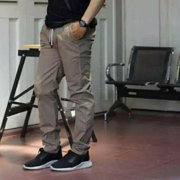 [CN1317]❋ Erigo Chino Pants Sirius Black Product Terkece