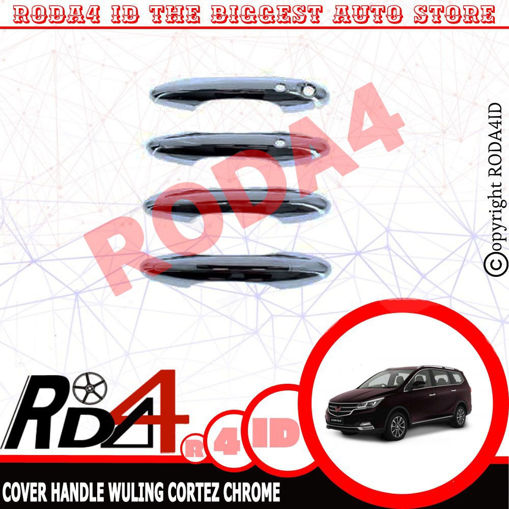 Cover Handle - Gagang Pintu Samping Wuling Cortez Chrome