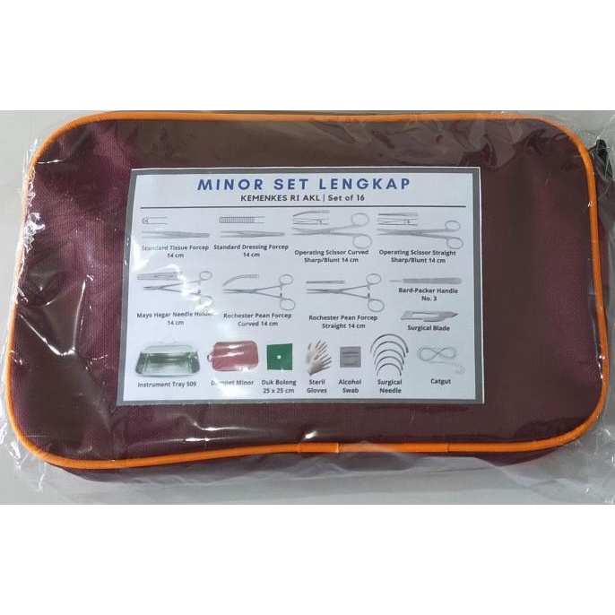Minor Set Lengkap / Set Bedah Minor Lengkap