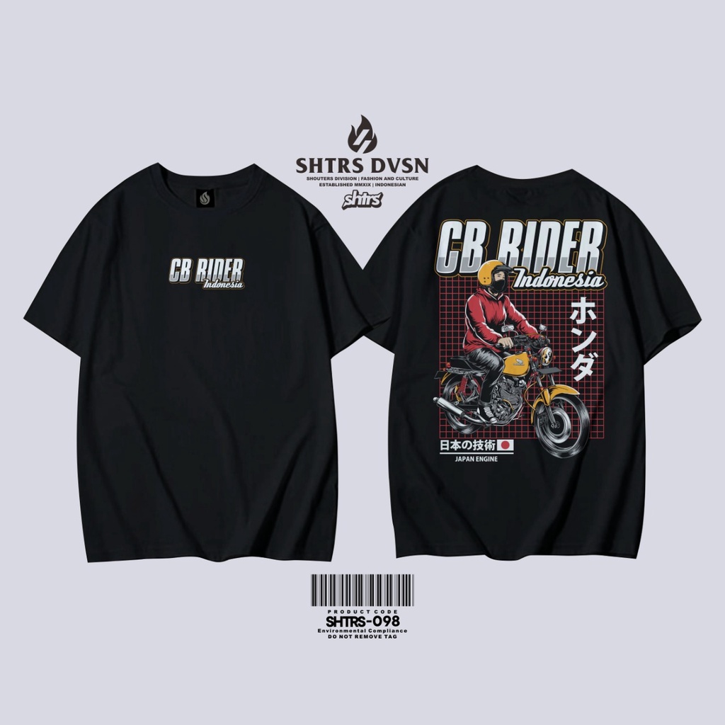 kaos CB 100 HEREX kaos CB INDONESIA baju HONDA CB 100