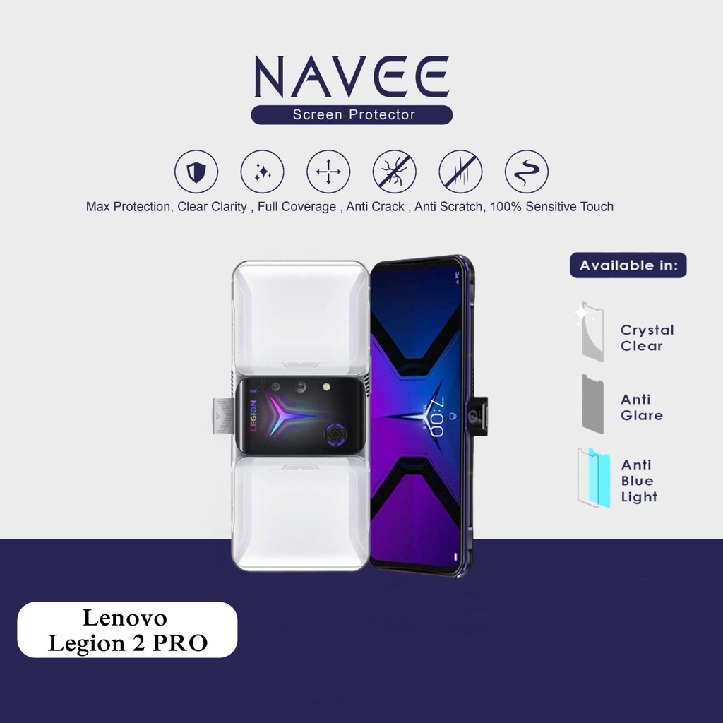 Navee Seal Lenovo Legion 2 Pro / Legion Pro Anti Break Screen Protector