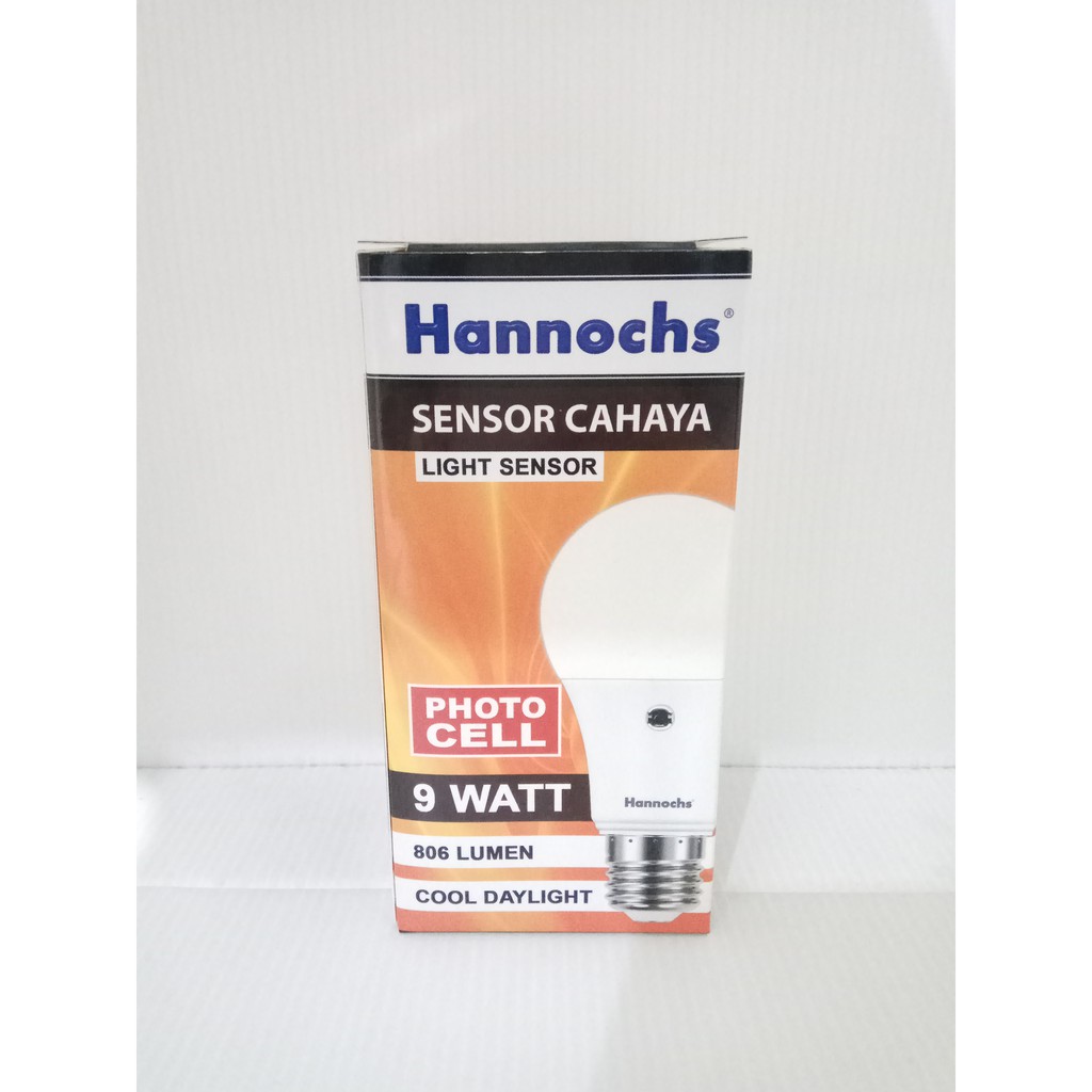 Hannochs Light Sensor Cahaya Lampu LED 9 Watt