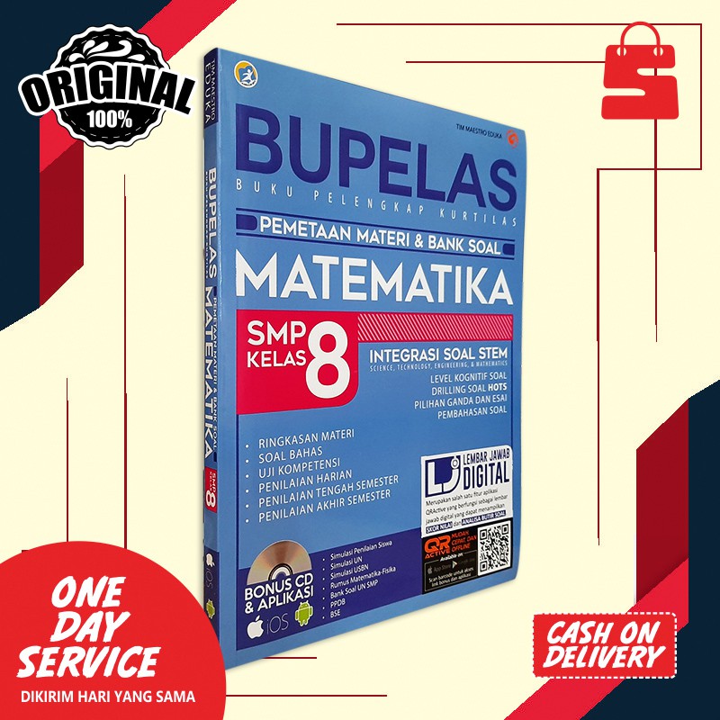 Buku Pelajaran Smp Bupelas Pemetaan Materi Bank Soal Matematika Smp Kelas 8 Shopee Indonesia