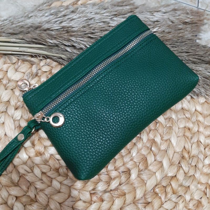 Dompet Wanita Silvi Terbaru 2021 Papirut Kulit Jeruk Premium Sintetis Imfort Kekinian Bisa COD-3