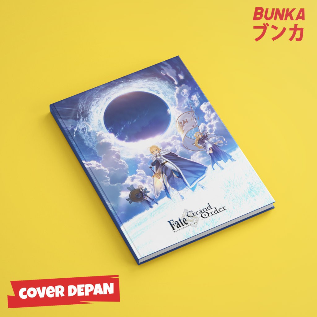 

Notebook Anime Fate Grand Order Hardcover A5 Buku Tulis Catatan Note Agenda Planner Jurnal