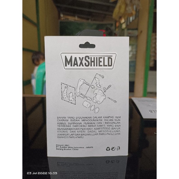 dispad / kampas depan maxshield for jupiter mx / mio new / mio smile / mio j / soul gt old / xeon dll