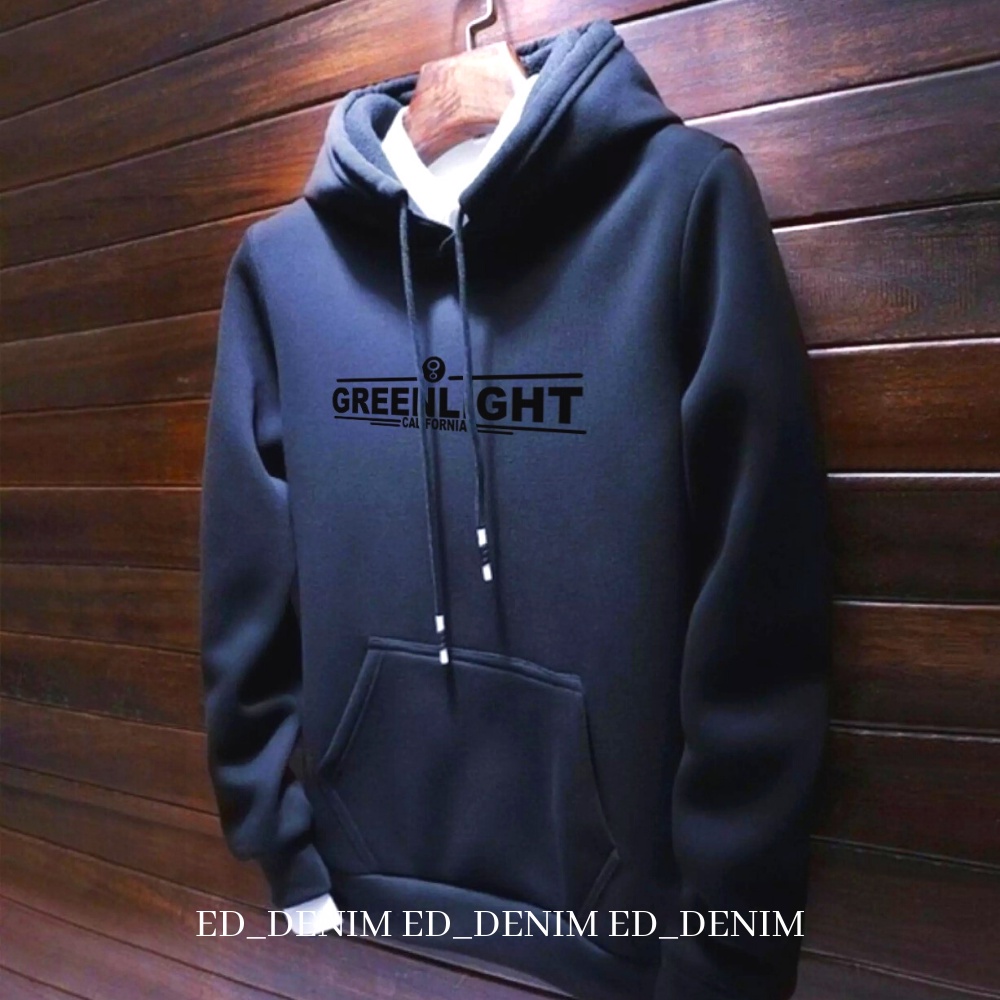 Switer Hoodie Greenlight Jumbo M - 3XL Pria Wanita / Hoodie Oversize Pria Distro