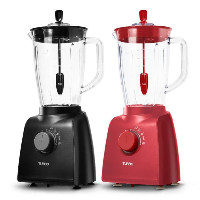 TURBO NEW BLENDER EHM-8000 HEAVY DUTY PLASTIK/ BLENDER TURBO EHM8000 - Hitam