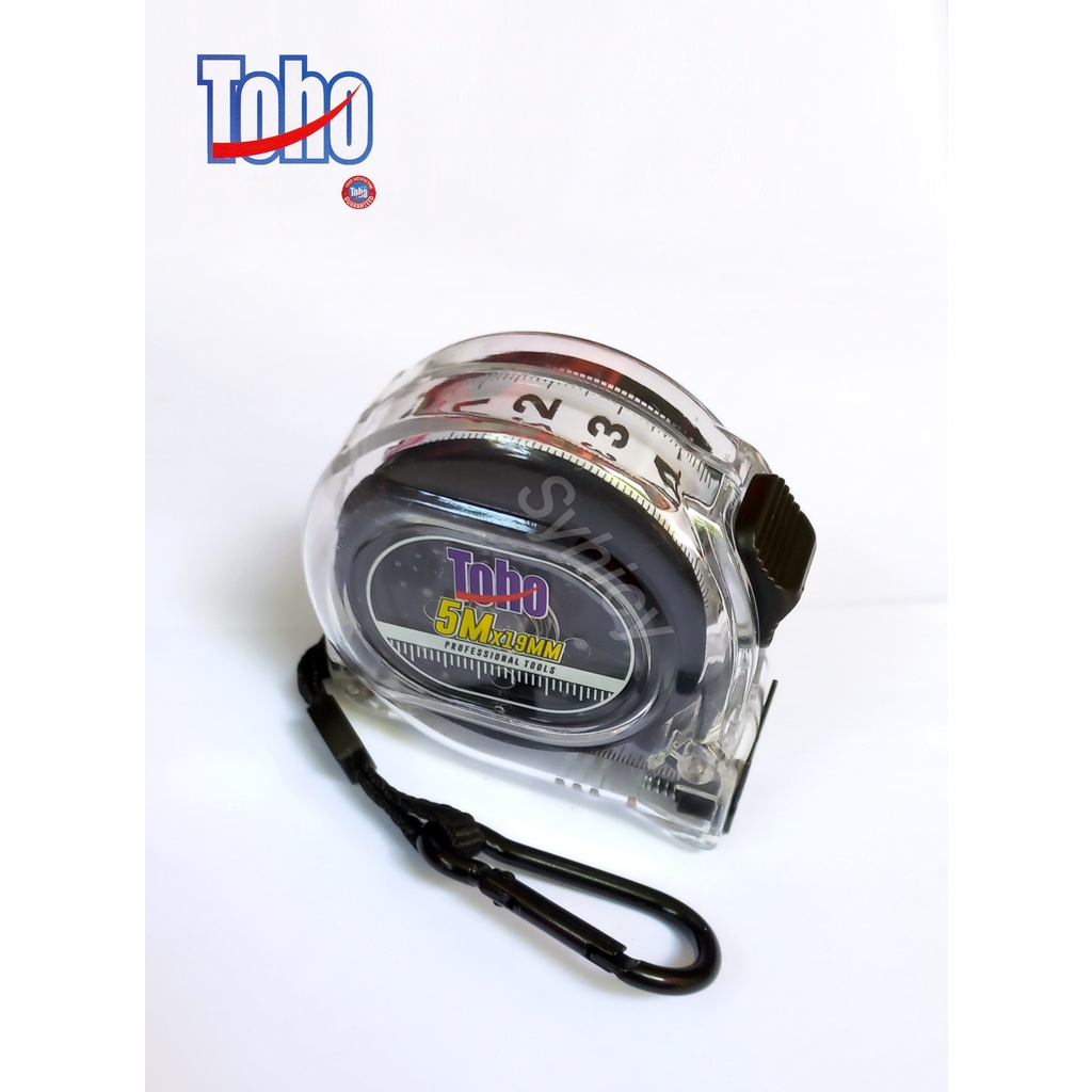 Meteran TOHO 5 m / Measuring Tape Transparant 5 Meter TOHO Original