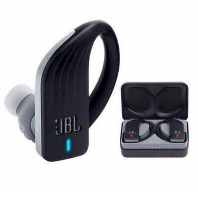 Headset Bluetooth JBL By Harman Endurance Peak True Wireless Earphones Original - Merah