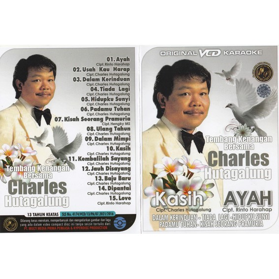 vcd karaoke CHARLES HUTAGALUNG