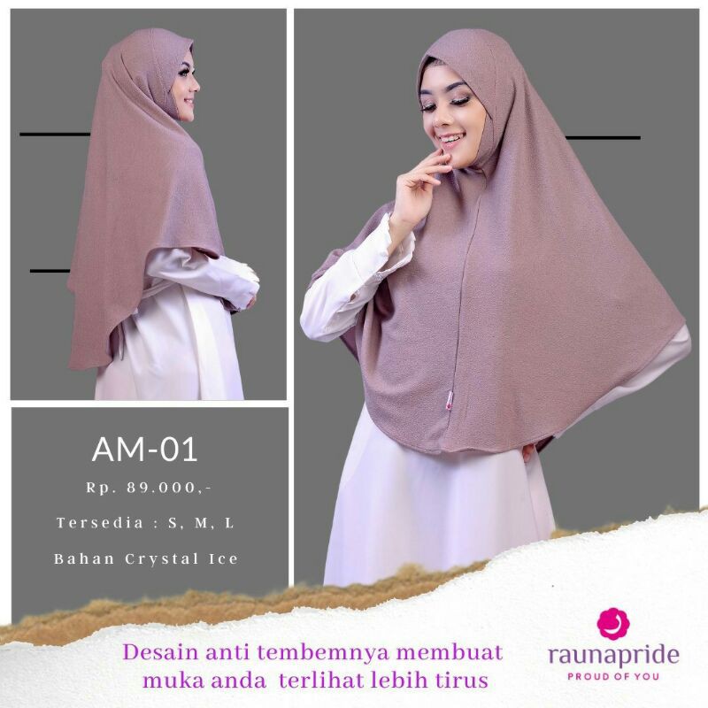 bergo Hijab Instan Rauna AM 01