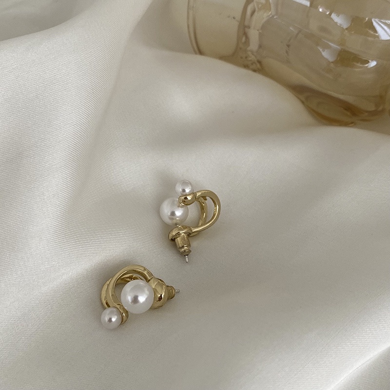 Anting Mutiara Gaya Retro Untuk Aksesoris