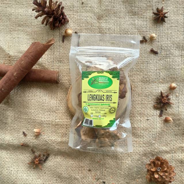 

Lengkuas Iris - 50 GR / REMPAH / JSR / 100% MURNI