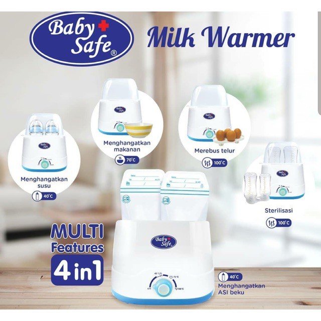 BABY SAFE - TWI BOTTLE WARMER &amp; STERILIZER (LB216) / STERIL BOTOL SUSU BAYI