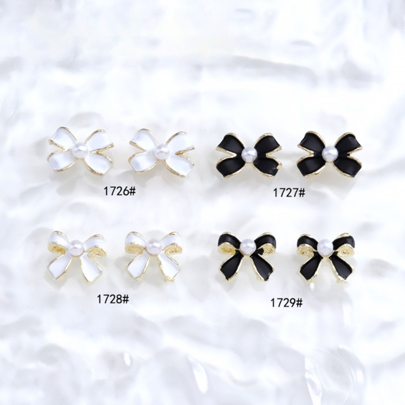 Zzz 10pcs / Set Charm Kuku 3D Bahan Alloy Metal Untuk Aksesoris Nail Art Wanita