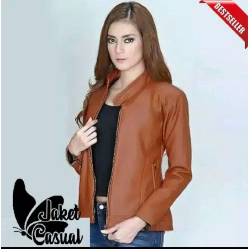 Struggleman.id - JAKET KULIT WANITA / Jaket Kulit Domba/Jaket Kulit Berkualitas