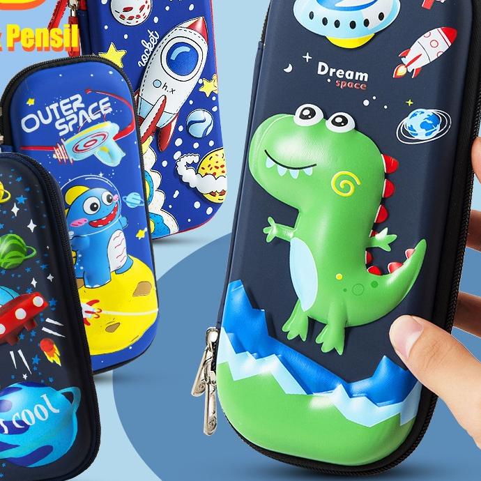 

Trend ♤ Kotak Pensil 3D Bahan EVA Anti Air - Kotak Pensil Anak Import Karakter Lucu - Tempat Pensil Timbul 3D karakter Rabbit Dino Astronot Rocket Kotak timbul tempat pensil anak laki laki$