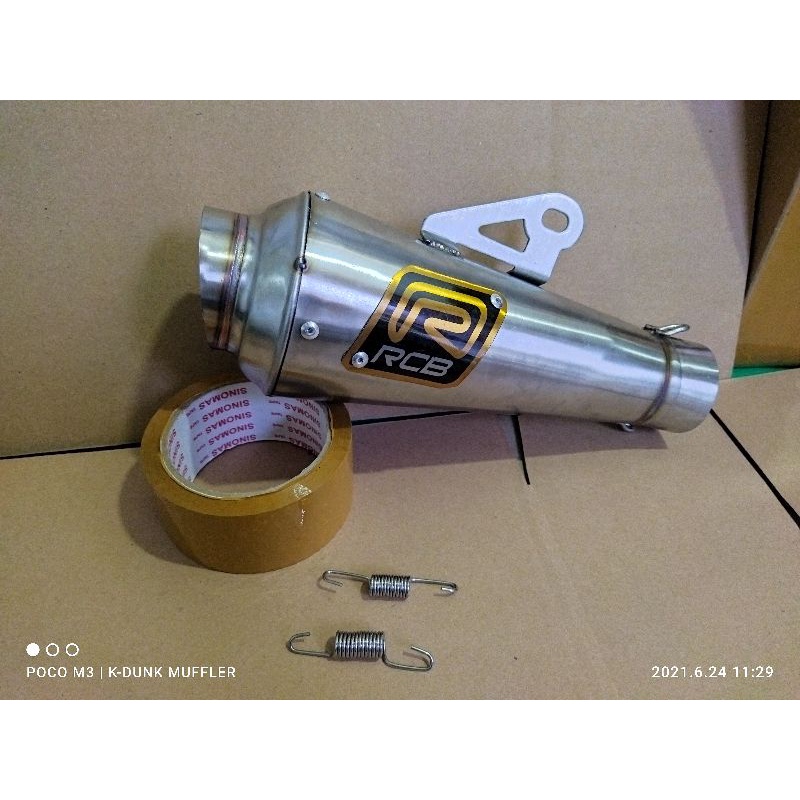 slenser knalpot rcb FANTERRA motor satria fu vixion