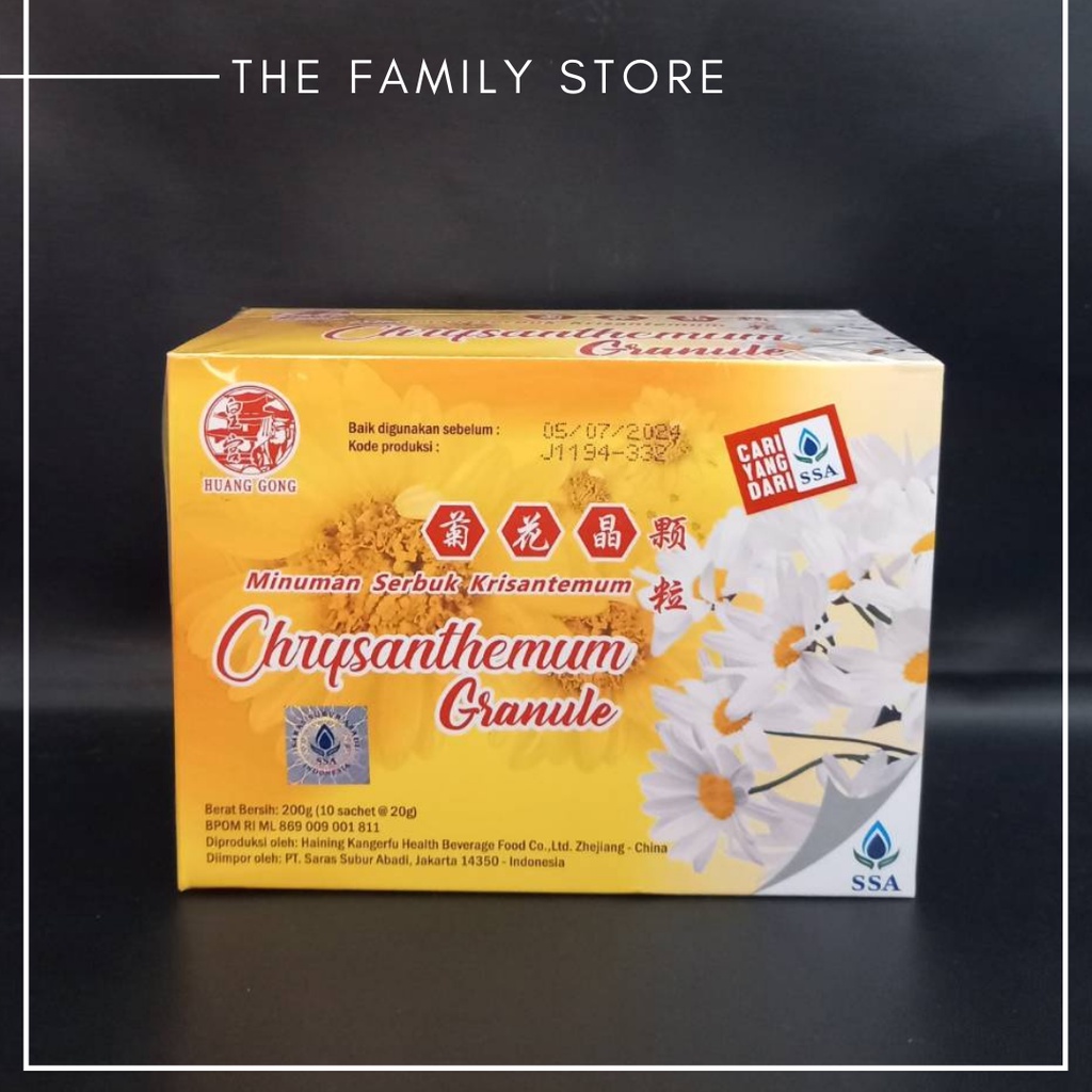 

Chrysanthemum Granule 10's / Serbuk Chrysanthenum / PEREDA PANAS DALAM