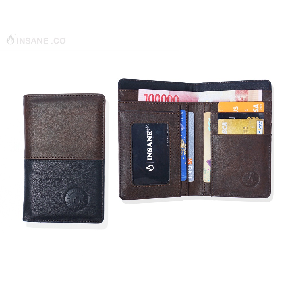 RCKLS. Dompet Pria Wanita 3/4 Pu Sintetis-Hitam|Tan|Brown-HILFIGER MEDIUM ISN