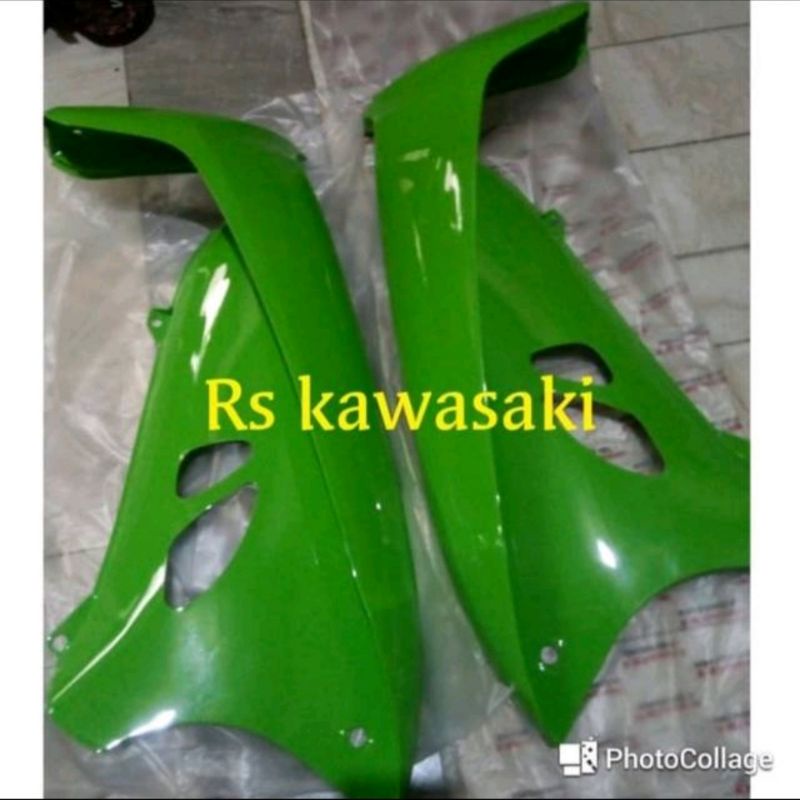 COWLING LEG,SHILED SAYAP LUAR KAWASAKI BLITZ-R HIJAU KANAN KIRI
